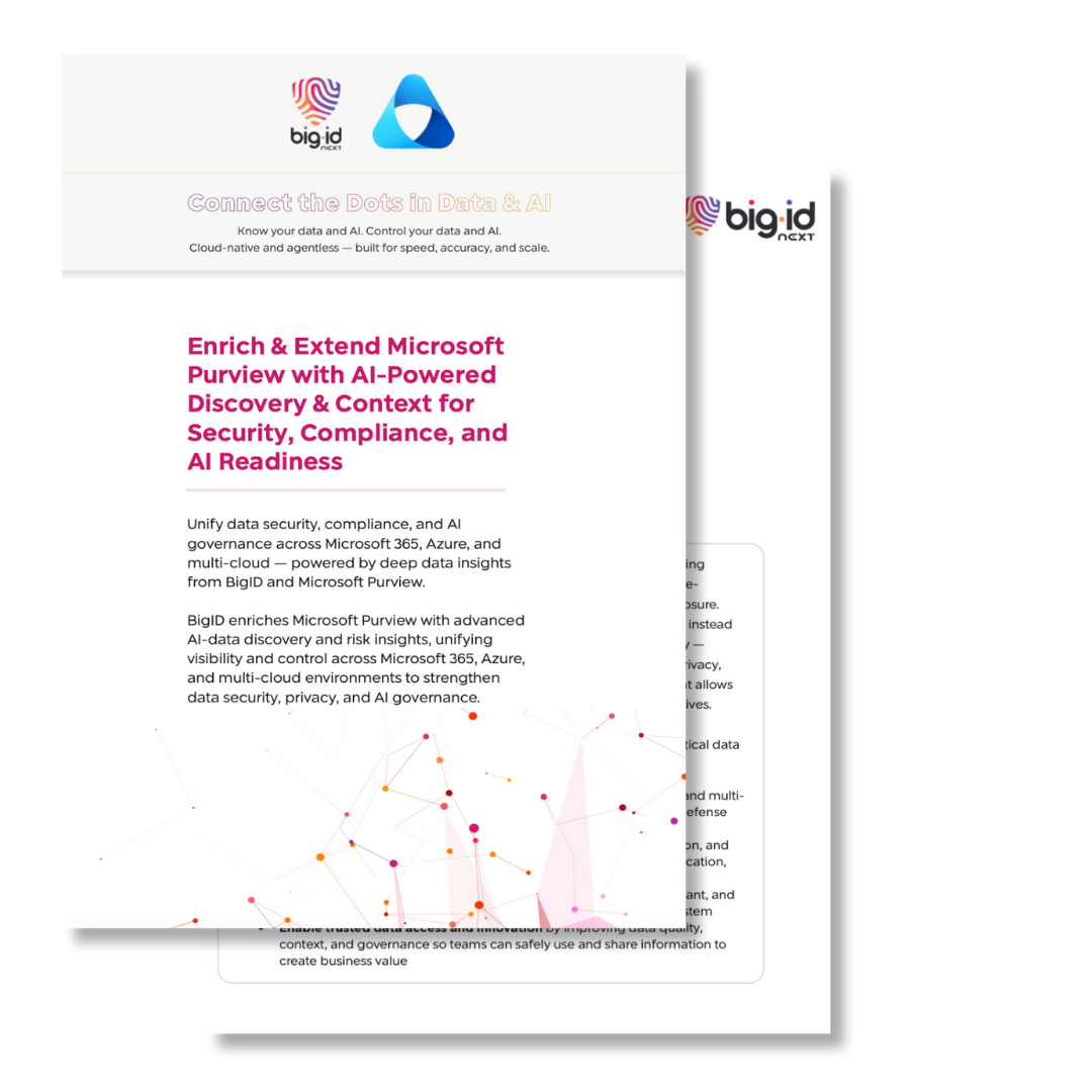 BigID and Microsoft Purview
