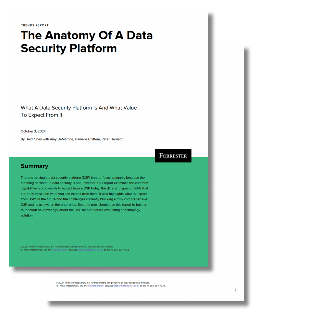 Forrester - Anatomy of a Data Security Platform (1)