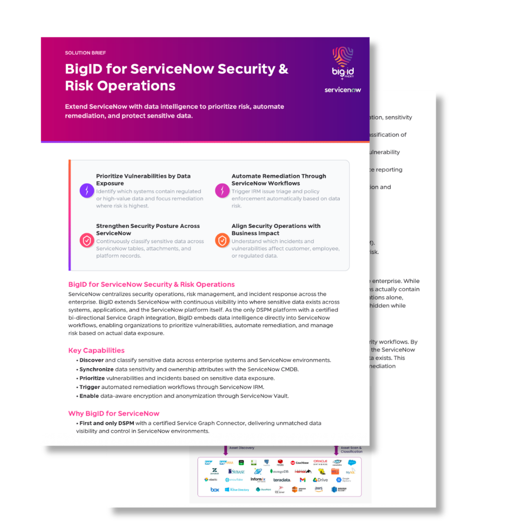 bigid and service now