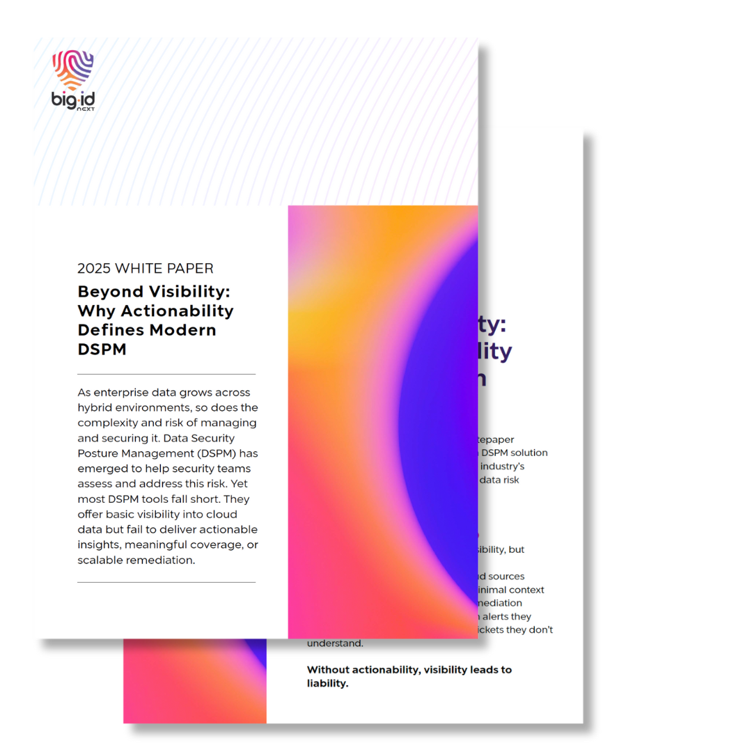modern dspm and actionability