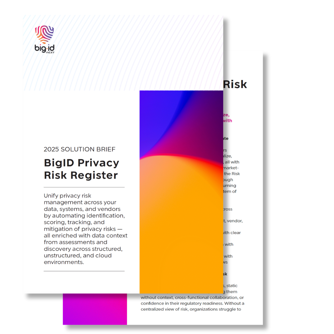 privacy risk register
