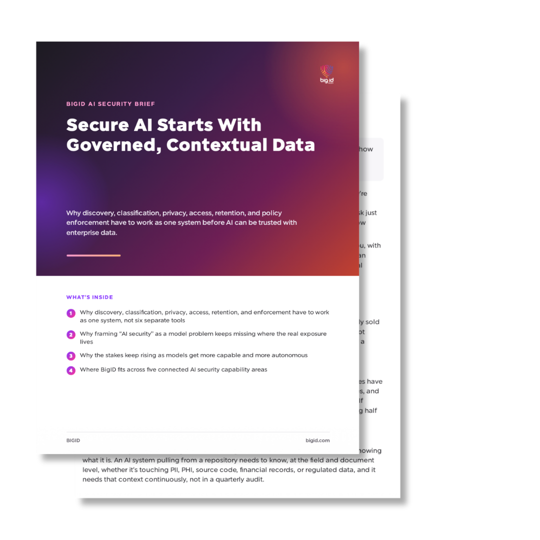 secure ai starts with governed contextual data