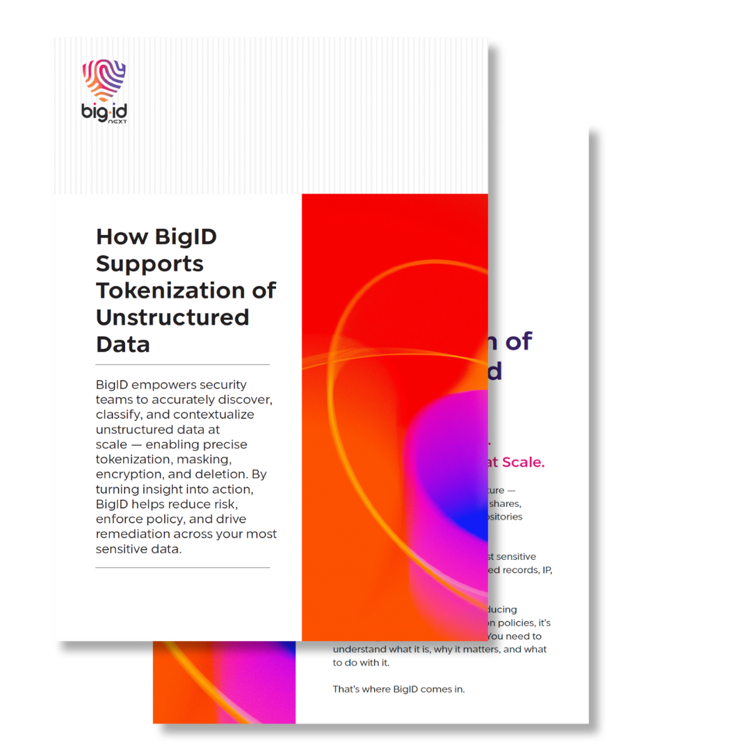 tokenization of unstructured data