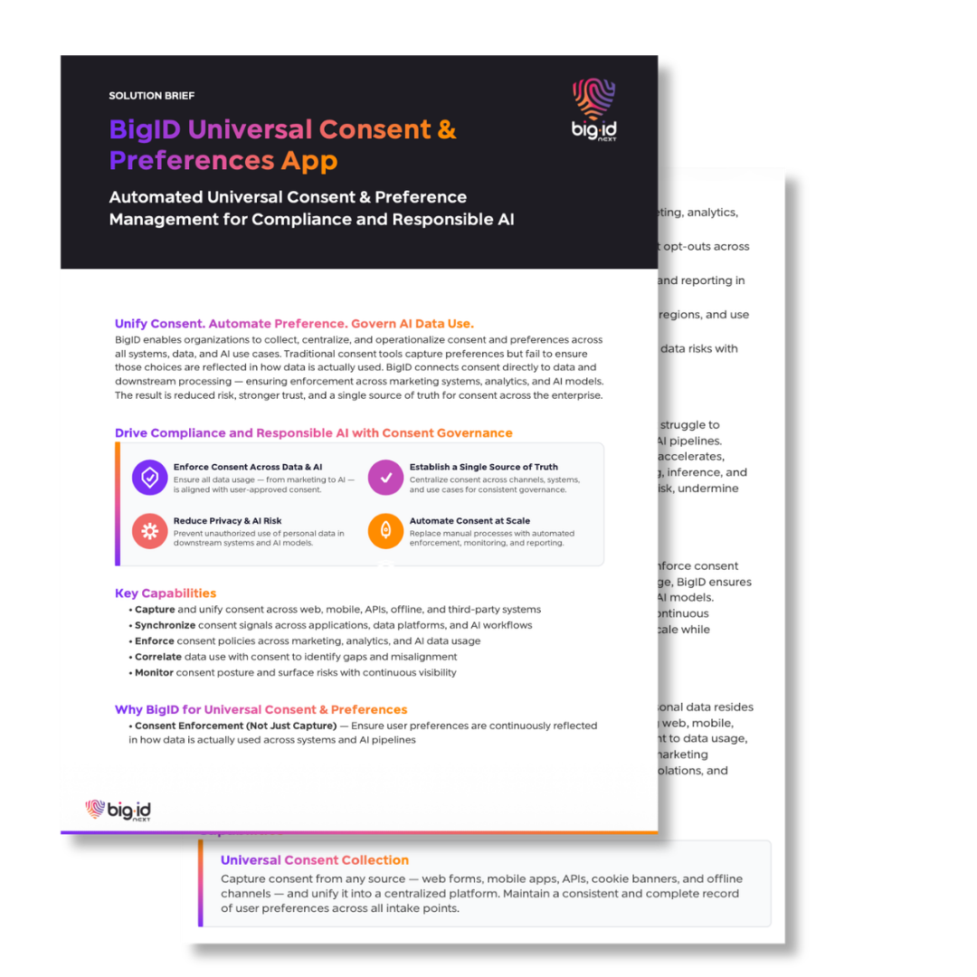 universal consent and preferences app