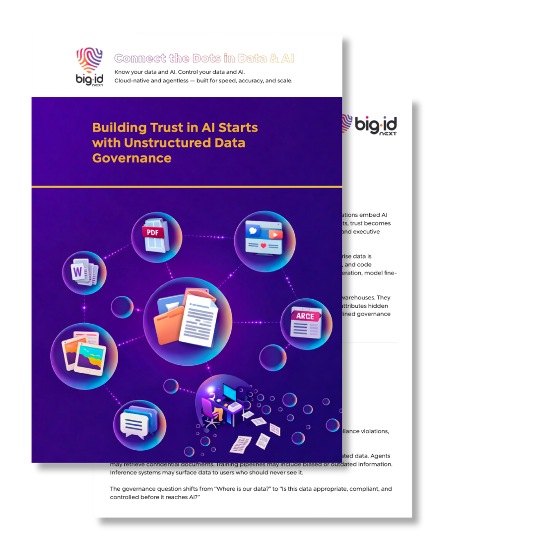 Building Trust in AI Starts  with Unstructured Data  Governance